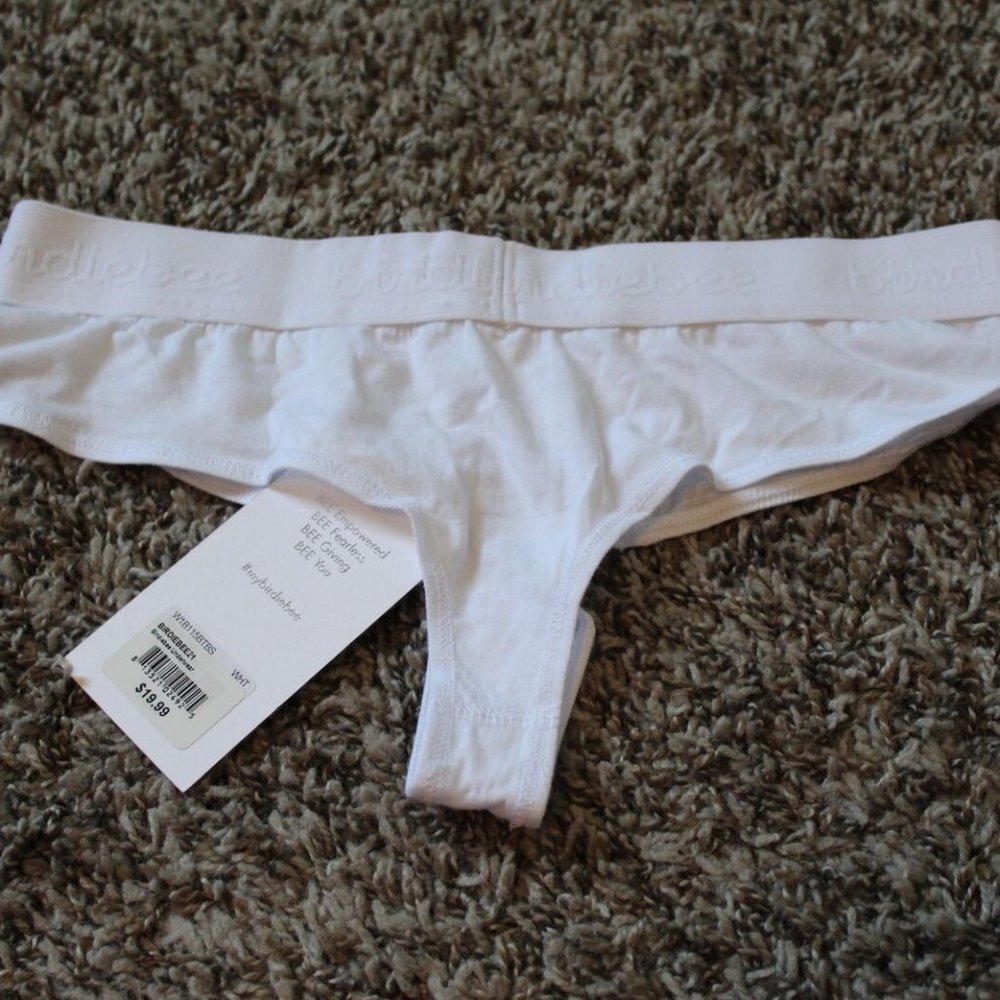 ✨2/$20 NWT Birdiebee Underwear Panties White Women's Size Small H13364 - Picture 8 of 13